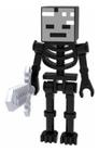 Boneco Blocos De Montar Esqueleto Wither Minecraft - Mega Block Toys