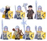 Boneco Blocos De Montar Exército Soldados Medieval Baratheon