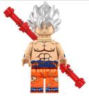 Boneco Blocos De Montar Goku Superior Ultra Dragon Ball - Mega Block Toys