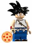 Boneco Blocos De Montar Goku Training Dragon Ball - Mega Block Toys