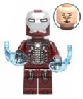 Boneco Blocos De Montar Homem De Ferro Armadura Mark Mk6 - Mega Block Toys