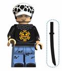 Boneco Blocos De Montar One Piece Trafalgar Law