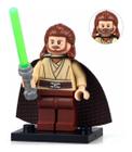 Boneco Blocos De Montar Qui Gon Jinn Star Wars - Mega Block Toys