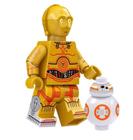 Boneco Blocos De Montar Running C-3Po Com Bb-8 Star Wars