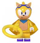 Boneco Blocos De Montar Sonic Ray Argola - Mega Block Toys