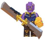 Boneco Blocos De Montar Thanos Zumbie Marvel Terror