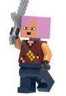 Boneco Blocos De Montar Zombie Hunter Minecraft - Mega Block Toys