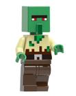 Boneco Blocos De Montar Zombie Villager Minecraft