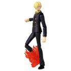 Boneco Brinquedo Figura de Ação Colecionável Anime One Piece Sanji Articulado Netflix Lançamento Original