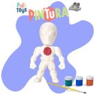 Boneco brinquedo para pintar colorir homem teia aranha tinha