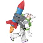Boneco Buzz Lightyear com Luz e Som - Foguete de Resgate - Toy Story - Disney - 25 cm - Mattel