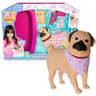 Boneco Cachorro Pug Pet Wash C/ Banheira - Adijomar
