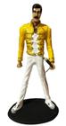 Boneco Cantor Freddie Mercury Queen Em Resina Rock 20cm
