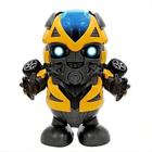 Boneco Dance Bumblebee - Músicas, LED, Movimento - 11,5x19,5cm - Toyking