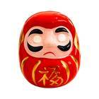 Boneco Daruma Cerâmica 7cm