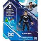 Boneco DC Liga da Justiça Superman Black 10 cm Sunny