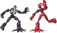 Boneco de Ação Flexível Spider-Man Venom vs. Carnage, 6', para Crianças de 4+ anos
