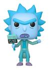 Boneco de ação Funko Pop! Animação Rick & Morty Holograma Rick Clone