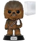 Boneco de ação Funko Pop! Star Wars Chewbacca em vinil com porta