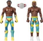 Boneco de ação Mattel WWE Kofi Kingston e Xavier Woods de 6 polegadas