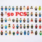 Boneco de ação Minifigures ELECBYTES Minifigs 50 unidades