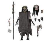 Boneco de ação NECA Shaman Predator Ultimate com acessórios