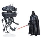 Boneco de ação STAR WARS Force Link Imperial Probe Droid e Darth Vader