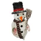 Jogo Papai Noel e Boneco de Neve Pelúcia Pendente Iluminado LED 20cm -  Magizi no Shoptime