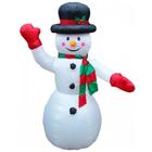 Boneco De Neve Inflavel Decoraçao Natalina 1,80Cm