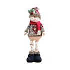 Boneco de Neve, Rena e Papai Noel - Kit com 3 Bonecos Decorativos de Natal