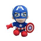 Boneco de Pelúcia 25cm Capitão América Baby Marvel - ATM