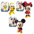 Boneco De Vinil Baby Mickey Minnie Pluto - Líder Brinquedos