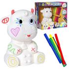 Boneco Didatico Pedagogico Joy Vaquinha Didático Para Colorir Com Canetinhas - Samba Toys