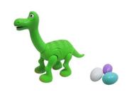 Boneco Dinossauro 28 Cm Bota Ovo Anda Com Som - Dinotoys