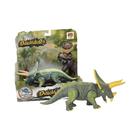 Boneco Dinossauro Triceratops C/ Som e Luz -Dm Toys 5934