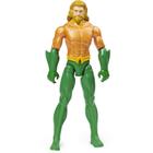 Boneco e personagem aquaman articulado 30cm