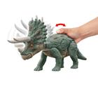 Boneco E Personagem Jw Rastr.Gigantes Triceratops - Mattel