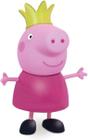 Boneco e personagem peppa pig princesa vinil - 15 cm - elka