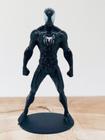 Boneco Estátua Homem Aranha Preto Black Herói Estatueta Colecionável 18 cm de Resina