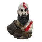 Boneco Estatueta Busto Kratos God of War Resina 13cm