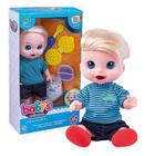 Boneco Faz Caquinha Babys Collection C/ Comidinha Super Toys