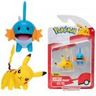 Boneco Figura de Batalha Pikachu Mudkip Pokémon 003422 Sunny