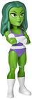 Boneco Funko Marvel She-Hulk Rock Candy, multicolorido, 5 polegadas