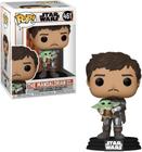 Boneco Funko Pop! Star Wars - Mandalorian - Mando com Grogu - Candide