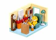 Boneco garfield living room 45th set blocos de montar sluban