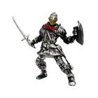 Boneco gladiador cavaleiro guerreiro medieval com espada e escudo