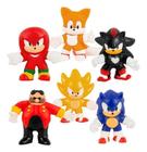 Boneco Goo Jit Zu Do Sonic Pack Com 6 Figuras Estica - Sunny