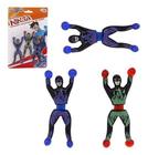 Boneco Gruda Gruda Furia Ninja Hero Squad Com 3 Unidades Col - Oem