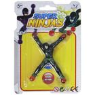 Boneco gruda gruda super ninja colors na cartela - OM UTILIDADES