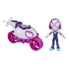 Boneco Hasbro Homem Aranha Spider Gwen + Veículo F1459